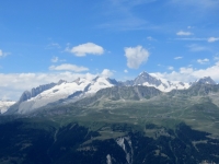 Altopiano dell'Aletsch (Riederalp, Bettmeralp, Fischeralp),  Aletschhorn (4.193) ed i ghiacciai sovrastanti (Driestgletscher e Zenbaechengletscher)