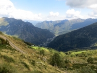 Vista dall'Alpe Pizzo sulla sottostante vallata
