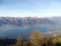 Panorama - Parte terminale del Lago di Como dalla sommità del Legnoncino