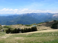 Panorama dalla vetta del Mottarone - vista occidentale sull'area circostante