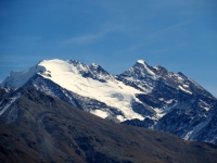 Moosalp - vista su Fletschhorn (3.982 mt - sx) e Lagginhorn (4.010 mt - dx)