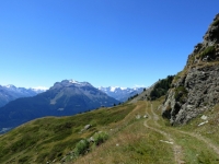 Salita all'Alpe Tsecrousa - panorama