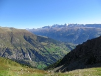 Fieschertal, panorama sull'alpeggio di Ried