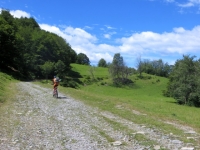 In direzione dell'Alpe di Esino da Cainallo