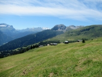 Salita in direzione della Val da Larisch - Panorama