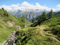 Il sentiero percorso per giungere alla Capanna Bovarina