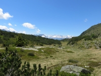 Alpe di Chiera, panoramica sui rilievi della Val Bedretto