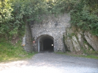 Tunnel prima dell'Alpe di Cadinello