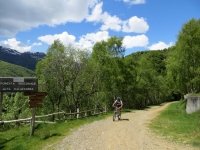Salita alla Bocchetta della Boscarola, bivio per l'Alpe Camparient