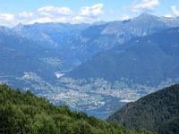 Piano di Magadino e diga di Vogorno dall'Alpe di Neggia