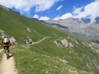 In direzione dell'Alpe Tour