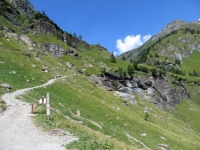 Salita per l'Alpe Veglia, inizio del tratto ripido