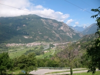 Panorama su Canavese e porte della Valle d'Aosta
