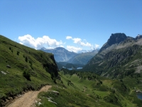 Salita all'Alpe Forno - tratto ripido