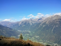 Salita all'Alpe del Gualdo - Panorama sulla Valle di Blenio