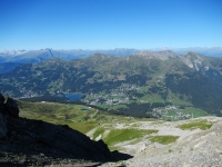 Panorama su Lenzerheide dal passo di Gredigs Fürggli