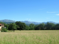 Panorama sui monti del Canavese dalle frazioni di Castellamonte