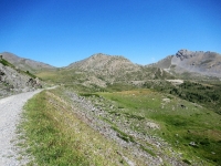 In direzione del Col de Granon - Il tratto di falsopiano finale