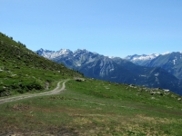 Salita all'alpeggio di Les Ors alto - Panorama