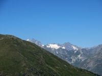 Una parte delle Aiguilles de Chamonix dalla Costa Tardiva