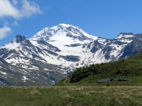 Panorama dal Gebuidumpass - Fletschhorn (3.985) con sottostante il Senggchuppa (3.607)
