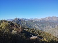 Panorama sulla Val Sessera da San Bernardo