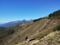 Bel panorama pedalando in direzione di Bielmonte