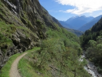 Sentiero nella valle di Baltschied