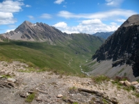 Col Chavanne, panorama sulla Val Chavanne con Berrio Blanc a sinistra