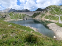 Il Lago Scuro e la diga del Lago del Naret