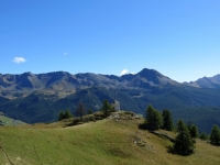 Salendo all'Alpe di Gilliarey, panorama