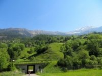 Ciclabile della Val Leventina, panorama