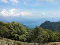 Lago Maggiore  dalla cima del Monte Spalavera