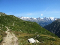 Fantastico trail che collega Oberi Meiggen con Stafel