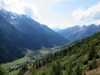 Panorama sulla Lötschental dal sentiero per Tellistafel