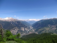 Vista sulla Val di Susa dalla Madonna del Cotolivier