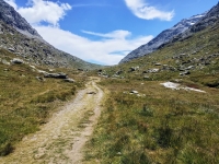 Il sentiero per il lago Savine