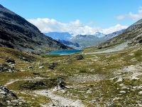 Col Clapier - Panorama sul lago delle Savine