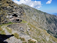 Sentiero/mulattiera che al Col Clapier scende all'interno della Val Clarea