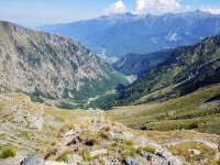 Val Clarea - Panoramica dal sentiero percorso in discesa