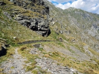 Sentiero/mulattiera che al Col Clapier scende all'interno della Val Clarea