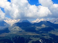Panoramica sull'altopiano dell'Aletsch, sullo sfondo i 4.000 delle Alpi Bernesi