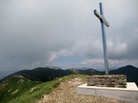 La croce panoramica nei pressi del Sasso Basciota