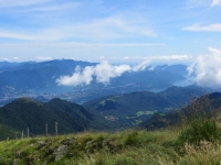 Panorama sul Malcantone dalla vetta del Gradiccioli
