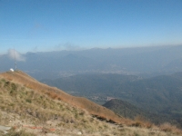 Vetta del Monte Lema - panorama sul Malcantone con Grigna sullo sfondo