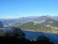 Panorama dal Sasso Paradiso - Lugano, il Lago e le Prealpi Ticinesi