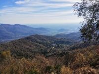 Pianura lombarda dal Monte Piambello