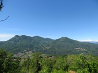 Monte Pian Nave (dx), Monte della Colonna (centro), Monte San Martino (sx)