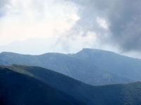 Sulla vetta del Monte Tamaro, panorama su Monte Lema