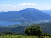 Panorama su Fondotoce e Monte Mottarone dalla vetta del Todun